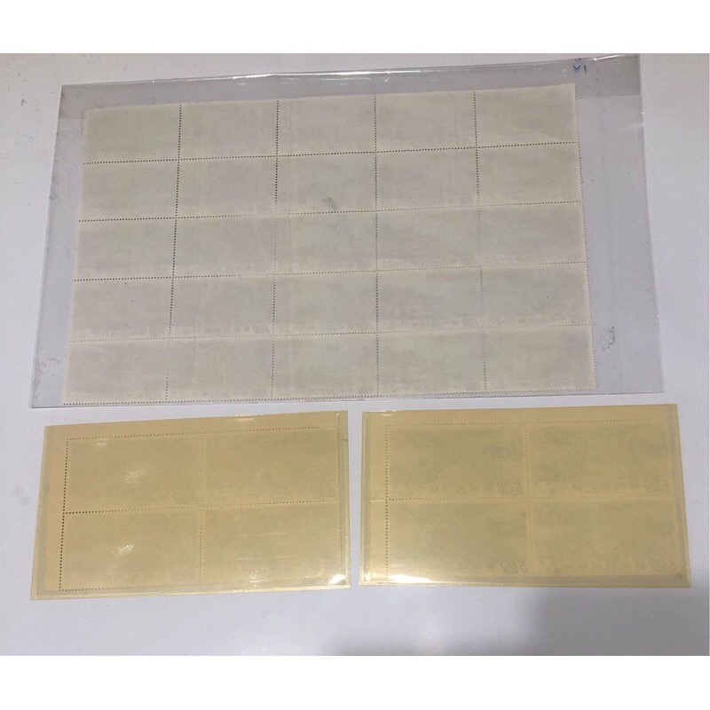 民國57年郵局發行（特53:故宮名畫清明上河圖郵票7枚一套：4方連，共28枚=共4套）品相佳，值得收藏（經典值珍藏）-細節圖4