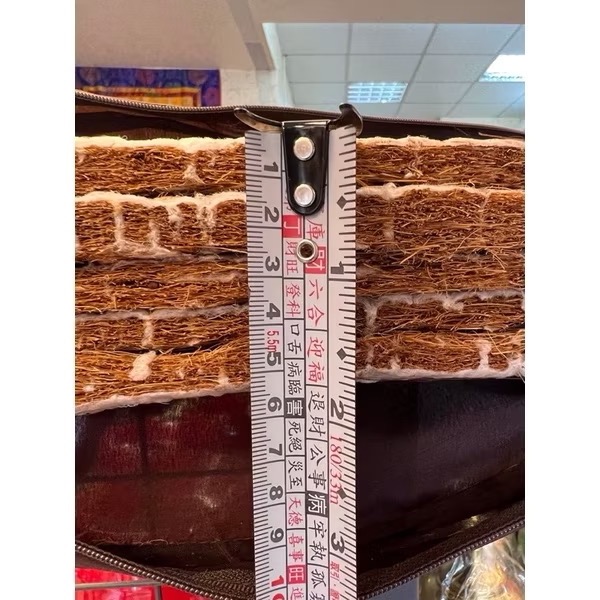 雙層內外布套/純椰子絲雙層墊套拜墊/跪墊/打坐墊/禮佛/合室小坐墊-細節圖3