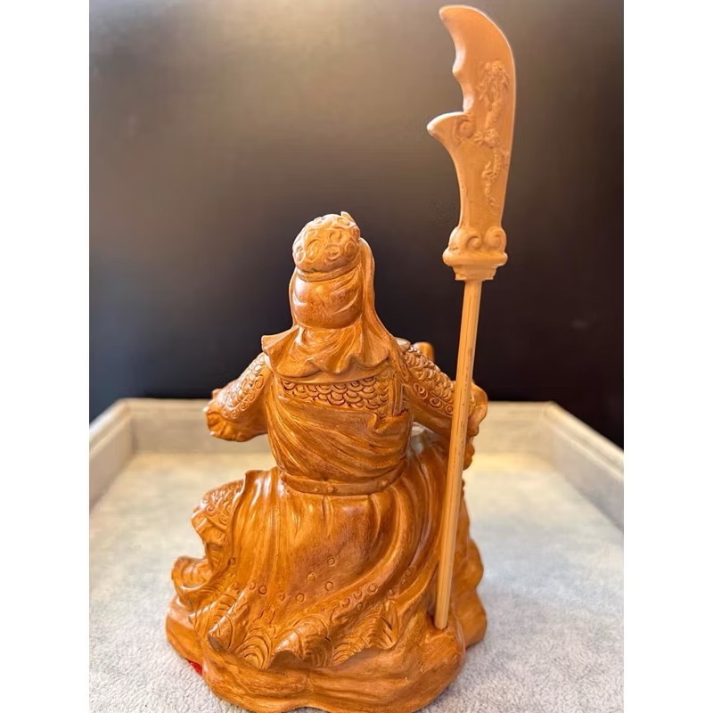 仿木雕/關聖帝君/關公/關二爺-細節圖2