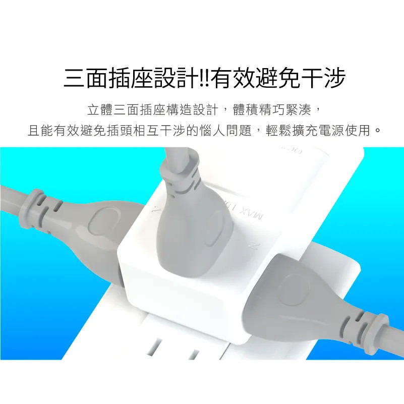 iPlus+ 保護傘 PU-0037U 快易充USB智慧快充組 15A 125VAC 1650W-細節圖6