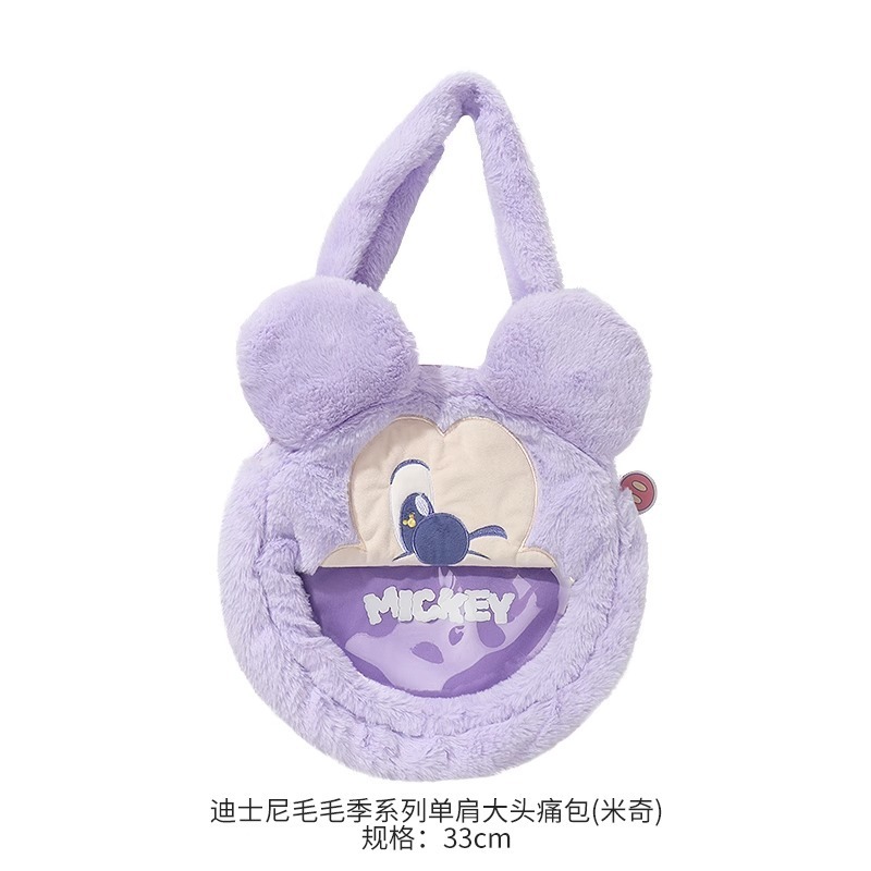 《周邊》【現貨】特賣 陸版 正版授權 MINISO 名創優品 Disney 迪士尼 大頭痛包 痛包 米奇 史迪奇 熊抱哥-規格圖8