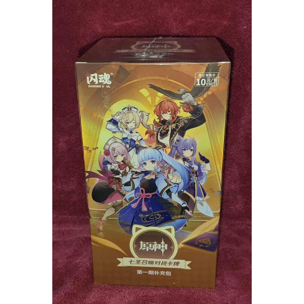 《周邊》【☆現貨☆】 陸版官方 正版授權 米哈游 miHoYo 原神 七聖召喚 閃魂 對戰卡牌 第一期 補充包-細節圖6