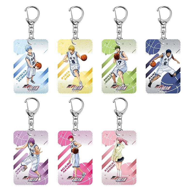 《周邊》陸版正版 黑子的籃球 影子籃球員 壓克力吊飾 奇蹟的世代 帝光中學 黑子哲也 赤司征十郎 青峰大輝 黃瀨 綠間-細節圖3