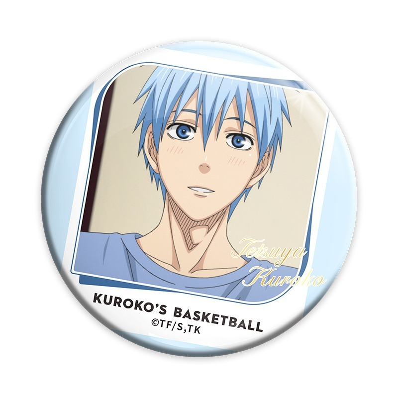 《周邊》陸版正版 黑子的籃球 影子籃球員 徽章 浮雕徽章 浮雕燙金 奇蹟的世代 黑子 赤司征十郎 青峰 黃瀨 綠間 火神-規格圖3