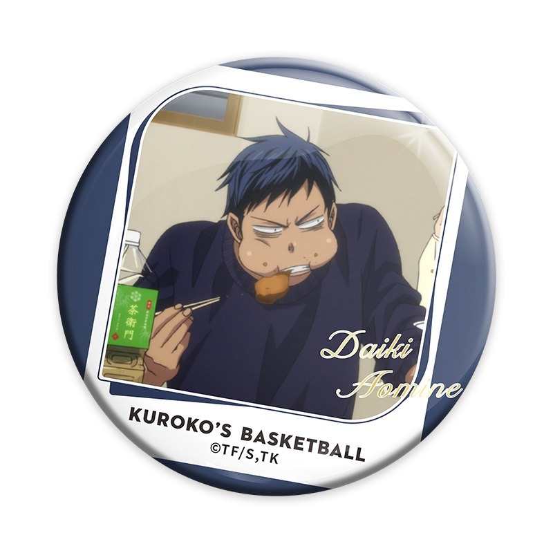 《周邊》陸版正版 黑子的籃球 影子籃球員 徽章 浮雕徽章 浮雕燙金 奇蹟的世代 黑子 赤司征十郎 青峰 黃瀨 綠間 火神-規格圖3