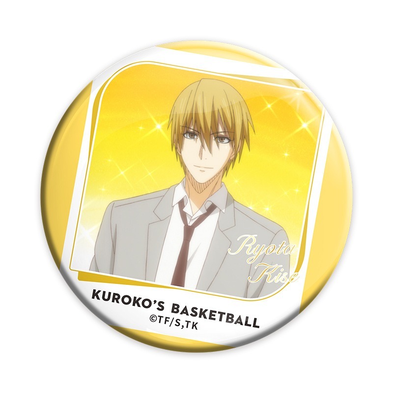 《周邊》陸版正版 黑子的籃球 影子籃球員 徽章 浮雕徽章 浮雕燙金 奇蹟的世代 黑子 赤司征十郎 青峰 黃瀨 綠間 火神-規格圖3