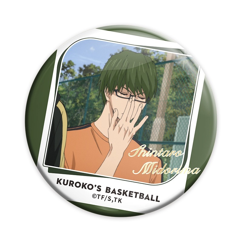 《周邊》陸版正版 黑子的籃球 影子籃球員 徽章 浮雕徽章 浮雕燙金 奇蹟的世代 黑子 赤司征十郎 青峰 黃瀨 綠間 火神-規格圖3