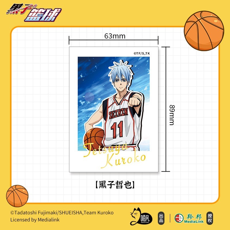 《周邊》陸版正版 黑子的籃球 影子籃球員 拍立得 燙金拍立 奇蹟的世代 黑子哲也 赤司征十郎 青峰 黃瀨 綠間 火神大我-細節圖4