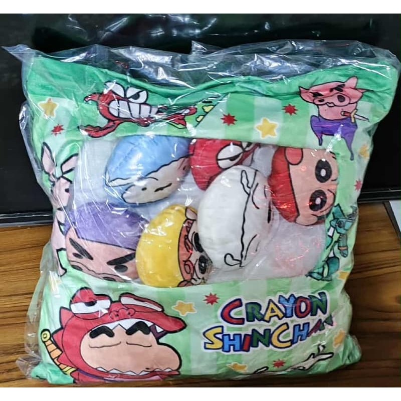 《雜物》【現貨】 蠟筆小新 抱枕 零食抱枕 玩偶 一袋-規格圖3