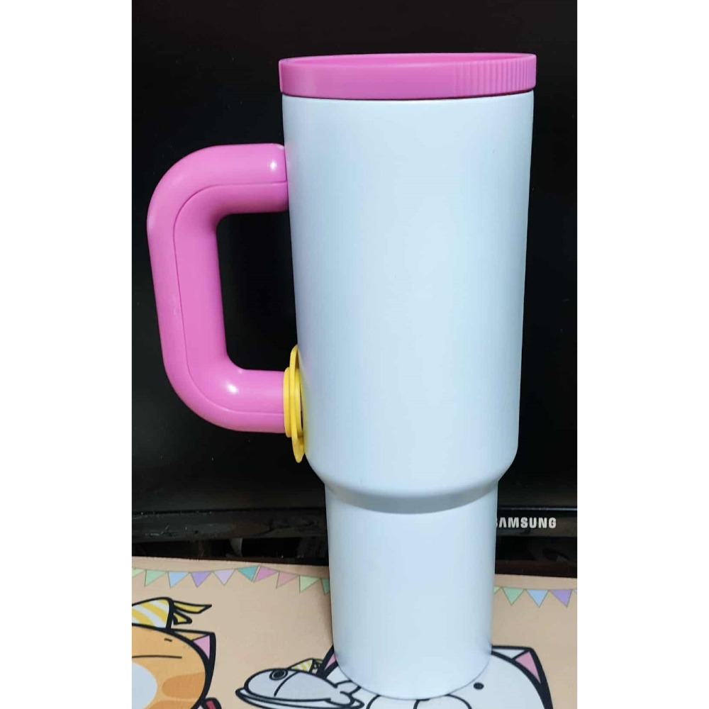 《雜物》【☆24小時限時現貨☆】 特賣 1200ml 冰霸杯 不鏽鋼 冰霸杯 附吸管 手柄杯 吸管杯 飲料杯-規格圖2