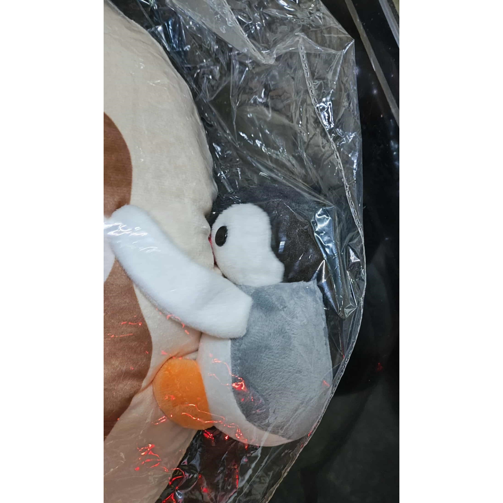 《周邊》【☆現貨☆】特賣 正版授權 代理版 PINGU 企鵝家族 甜點造型大靠墊 靠墊 抱枕 躺枕-細節圖2