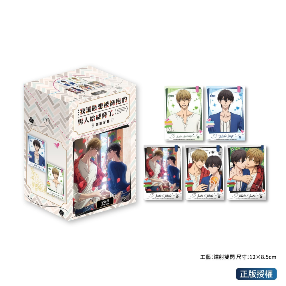 《周邊》陸版 正版 我讓最想被擁抱的男人給威脅了 BL 耽美 相卡 插畫收藏 東谷准太 西條高人 西班牙Ver 劇照-細節圖2