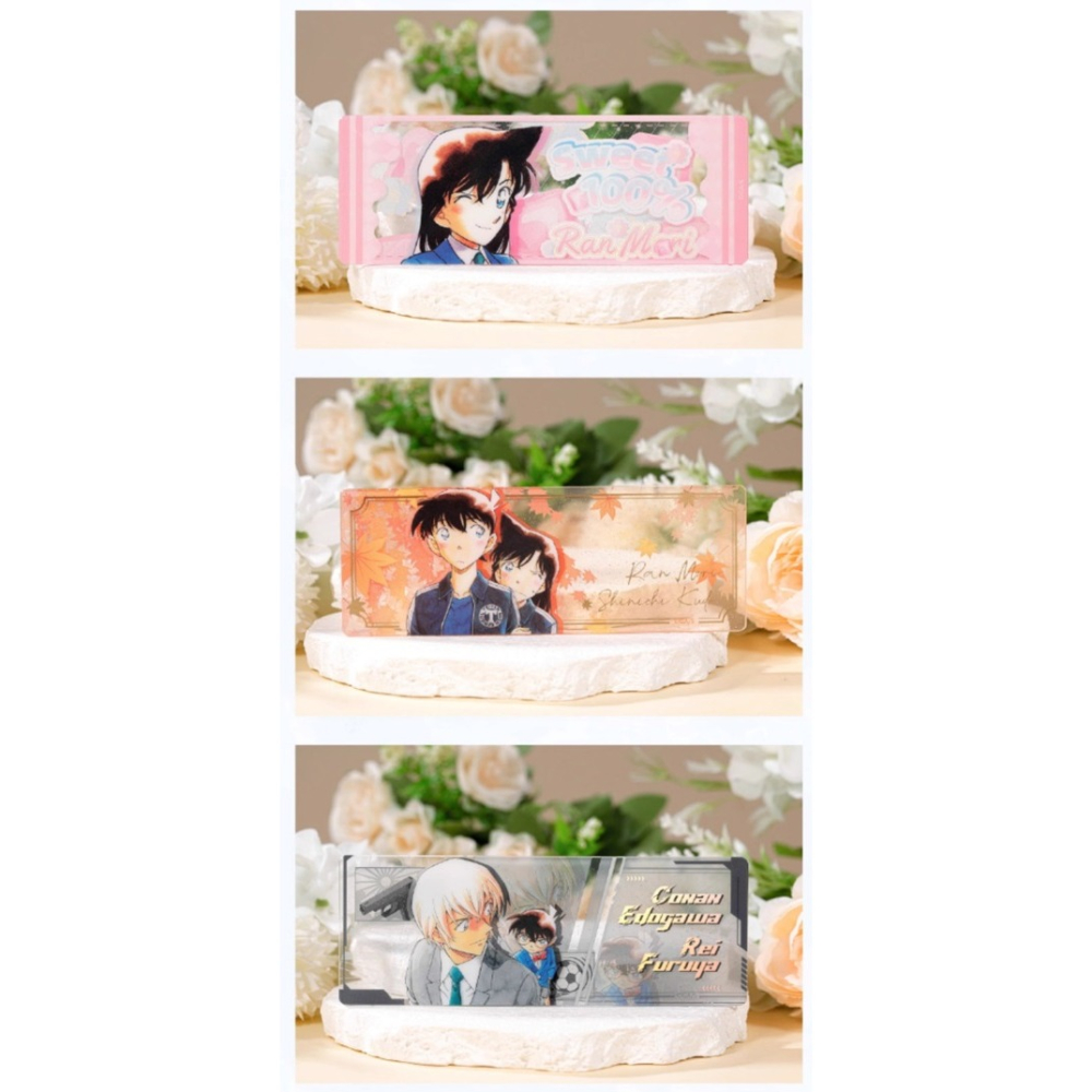 《周邊》陸版正版 正版授權 名偵探柯南 原畫系列 壓克力票根 柯南 安室透 服部平次 怪盜基德 毛利蘭 小蘭 工藤新一-細節圖8