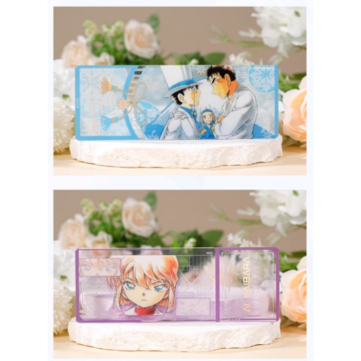 《周邊》陸版正版 正版授權 名偵探柯南 原畫系列 壓克力票根 柯南 安室透 服部平次 怪盜基德 毛利蘭 小蘭 工藤新一-細節圖9