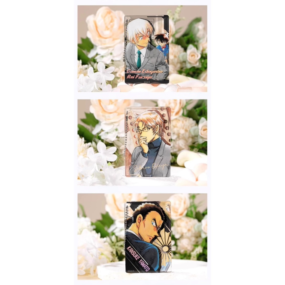 《周邊》陸版正版 正版授權 名偵探柯南 原畫系列 厚壓克力 麻將吊飾 柯南 安室透 服部平次-細節圖7