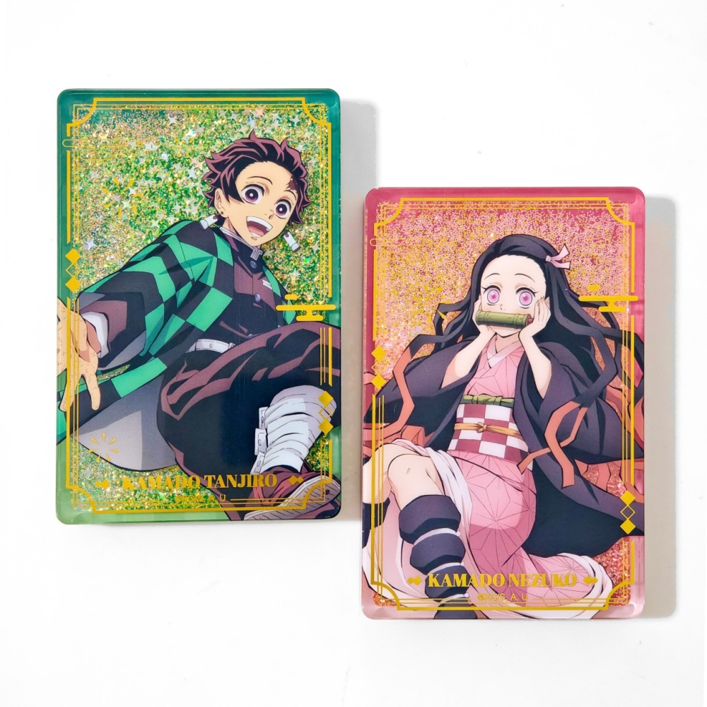 《周邊》陸版官方 正版授權 鬼滅之刃 全集中展 流麻 流沙壓克力 立繪 炭治郎 禰豆子 我妻善逸 煉獄杏壽郎 宇髄天元-細節圖5