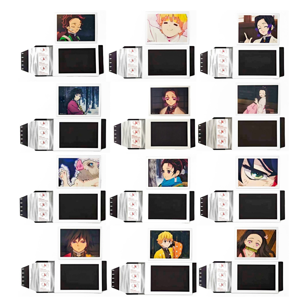 《周邊》陸版官方 正版授權 鬼滅之刃 全集中展 撕拉拍立得 立志篇 炭治郎 禰豆子 我妻善逸 煉獄杏壽郎 胡蝶忍-細節圖2