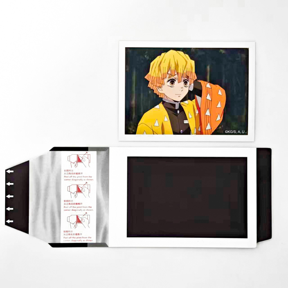 《周邊》陸版官方 正版授權 鬼滅之刃 全集中展 撕拉拍立得 立志篇 炭治郎 禰豆子 我妻善逸 煉獄杏壽郎 胡蝶忍-細節圖5