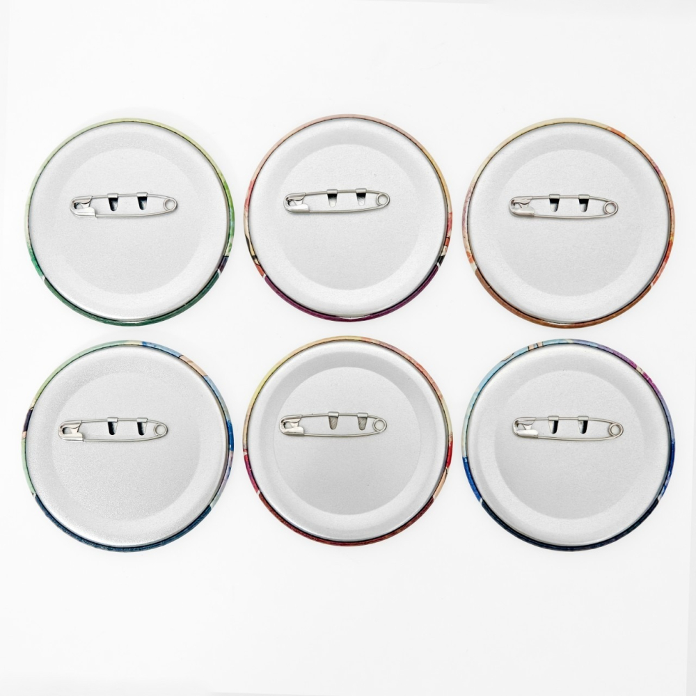 《周邊》陸版官方 正版授權 鬼滅之刃 全集中展 馬口鐵徽章 大徽章 炭治郎 禰豆子 我妻善逸 煉獄杏壽郎 宇髄天元-細節圖2