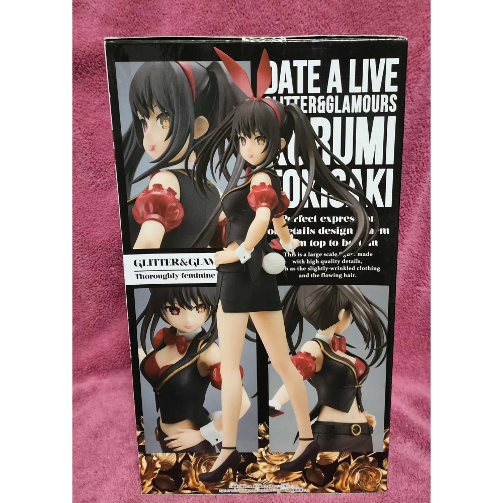 《周邊》【現貨】 特賣 日空版 景品 公仔 GLITTER&GLAMOURS G&G 約會大作戰 時崎狂三 狂三 兔女郎-細節圖2