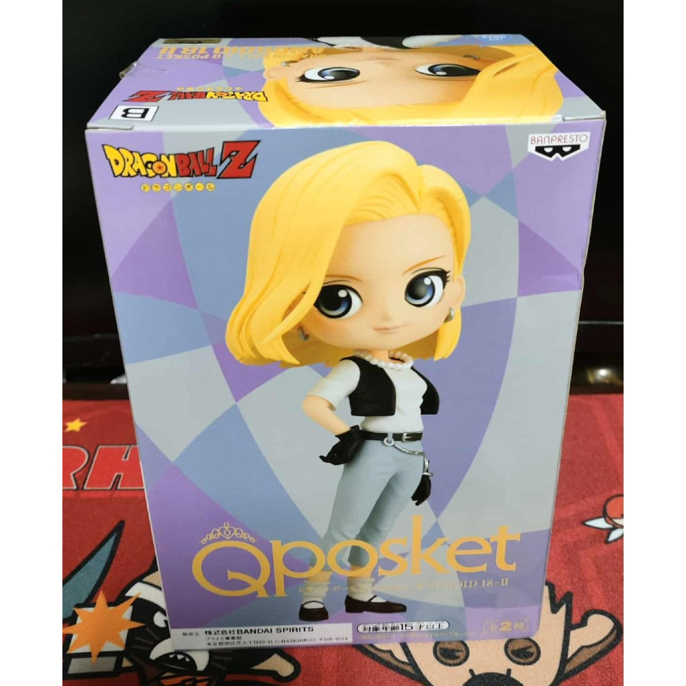 《周邊》【現貨】特賣 日空版 景品 公仔 Qposket Qp 七龍珠Z 七龍珠 人造人 18號 Q版-細節圖3