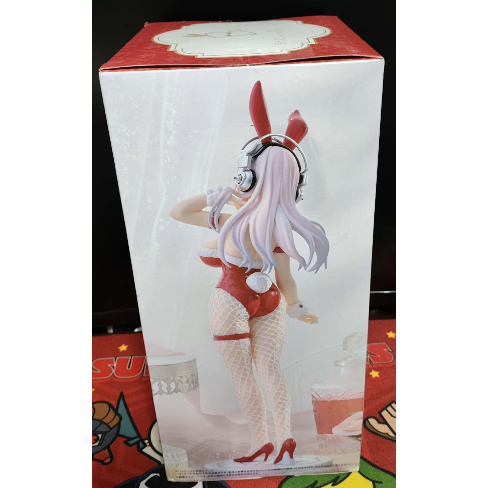 《周邊》特賣 日空版 景品 公仔 FuRyu 超級索尼子 Sonico BiCute Bunnies 兔女郎 聖誕Ver-細節圖4