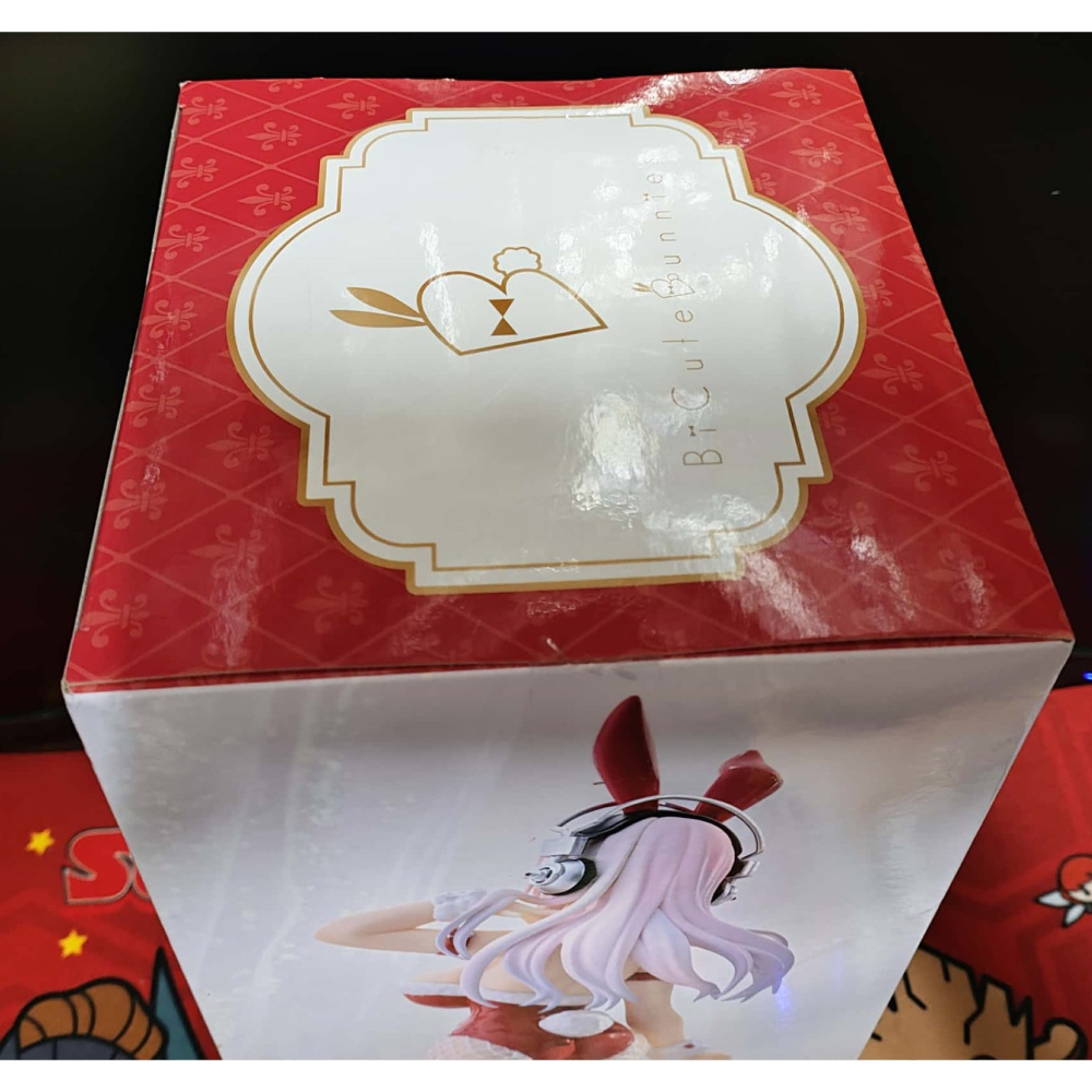 《周邊》特賣 日空版 景品 公仔 FuRyu 超級索尼子 Sonico BiCute Bunnies 兔女郎 聖誕Ver-細節圖5