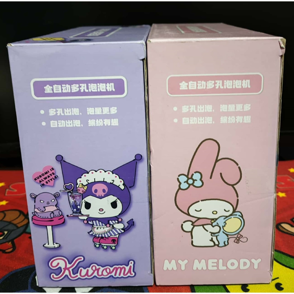《周邊》【現貨】 特賣 陸版 正版授權 Sanrio 三麗鷗 美樂蒂 Melody 酷洛米 Kuromi 自動泡泡槍-細節圖6
