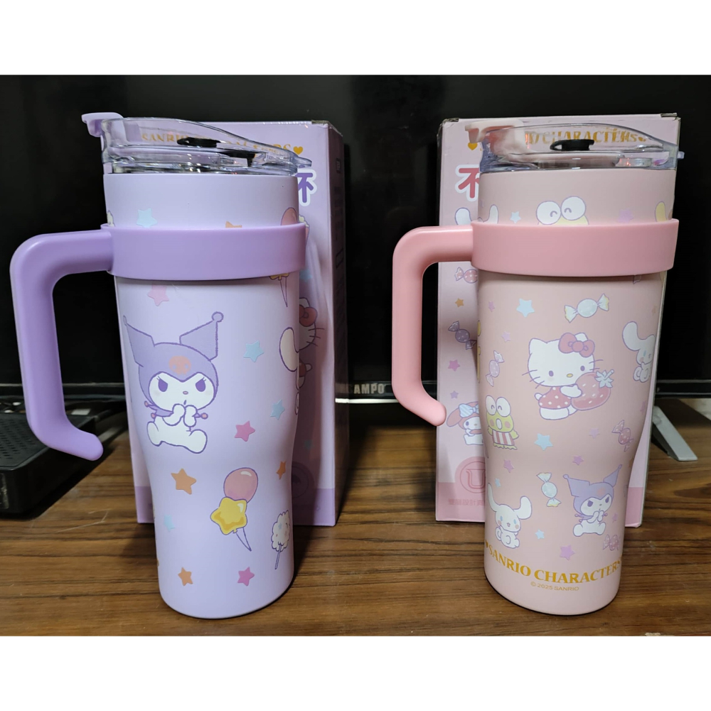 《周邊》【☆現貨☆】特賣 正版 景品 代理版 三麗鷗 Sanrio 酷洛米 Hello Kitty 不鏽鋼巨霸杯 冰霸杯-細節圖3