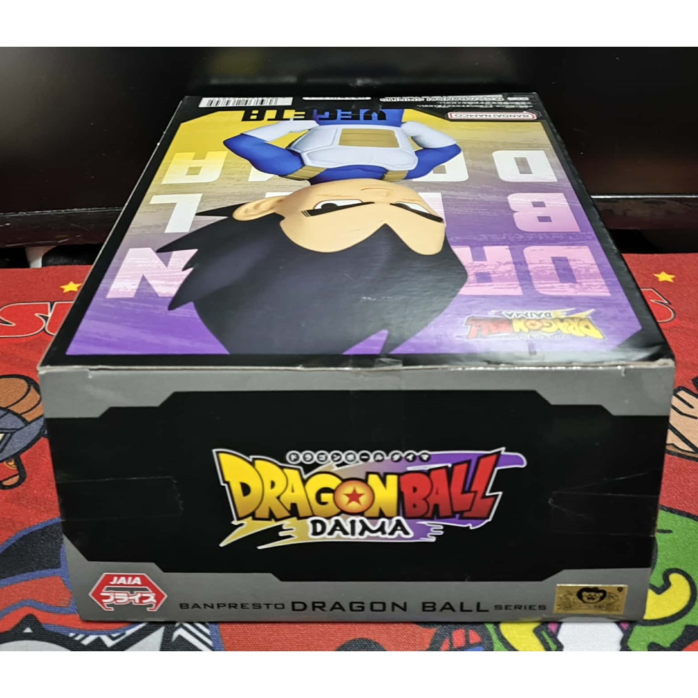 《周邊》【☆現貨☆】 特賣 日空版 景品 公仔 萬普 七龍珠 DAIMA 大魔 達爾 貝吉塔 mini 附立牌-細節圖5