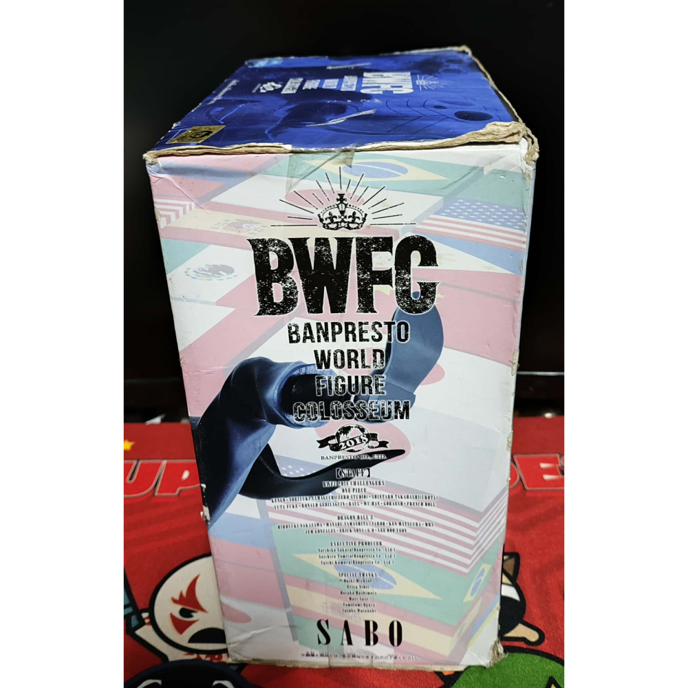 《周邊》【☆現貨☆】 特賣 日空版 景品 公仔 BANPRESTO 海賊王 航海王 BWFC 薩波 Sabo 嚴重盒損-細節圖2