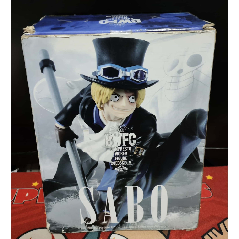 《周邊》【☆現貨☆】 特賣 日空版 景品 公仔 BANPRESTO 海賊王 航海王 BWFC 薩波 Sabo 嚴重盒損-細節圖3