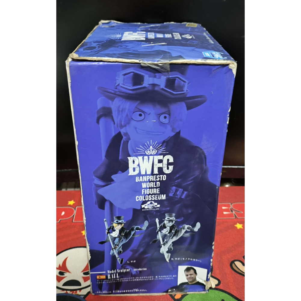 《周邊》【☆現貨☆】 特賣 日空版 景品 公仔 BANPRESTO 海賊王 航海王 BWFC 薩波 Sabo 嚴重盒損-細節圖4