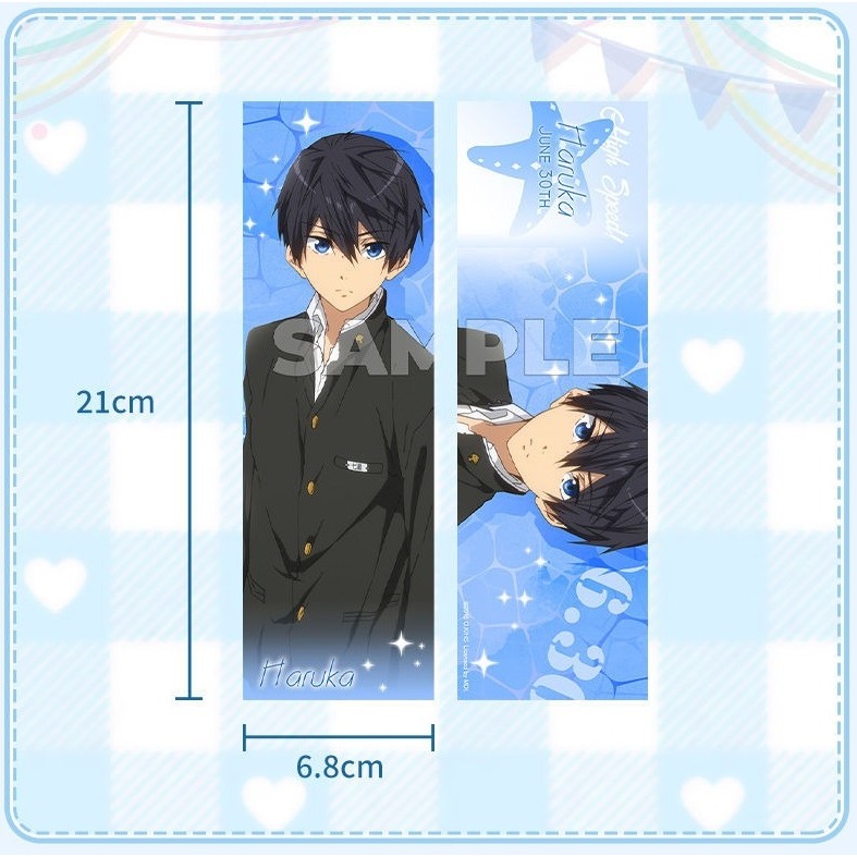 《周邊》 陸版官方 正版授權 Free 男子游泳部 制服Ver. 鐳射票 七瀨遙 橘真琴 桐嶋郁彌 椎名旭-細節圖3