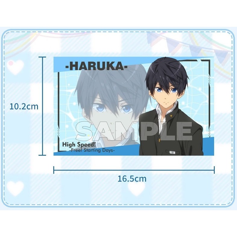 《周邊》 陸版官方 正版授權 Free 男子游泳部 制服Ver. 明信片 七瀨遙 橘真琴 桐嶋郁彌 椎名旭-細節圖7