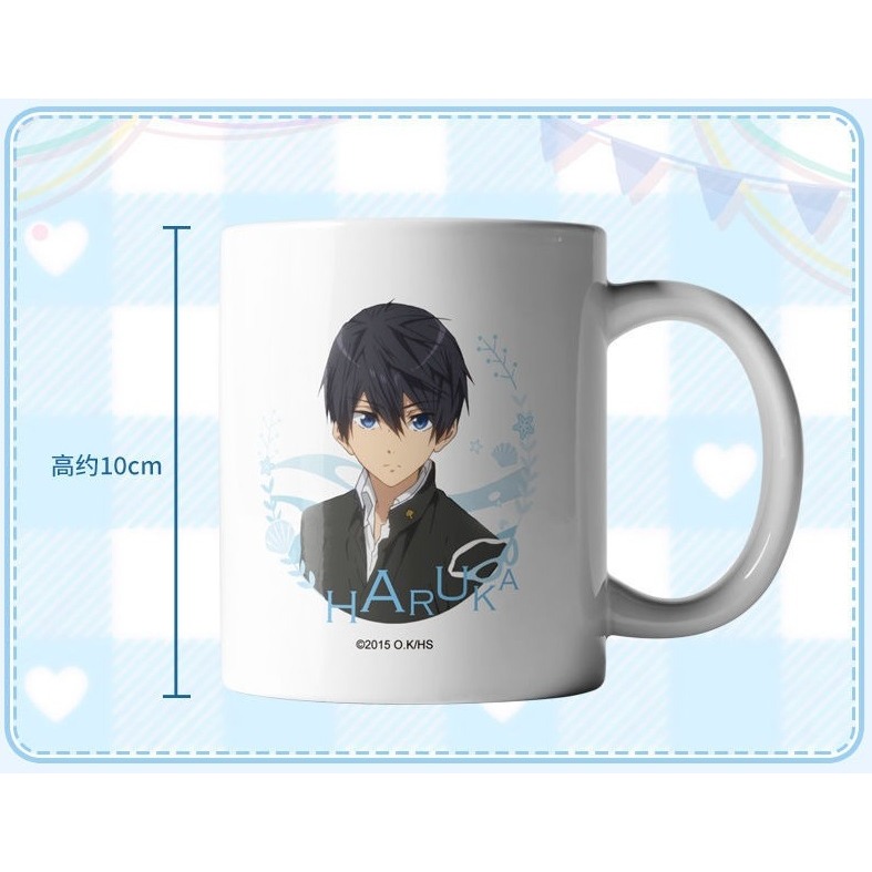 《周邊》 陸版官方 正版授權 Free 男子游泳部 制服Ver. 馬克杯 陶瓷馬克杯 七瀨遙 橘真琴 桐嶋郁彌 椎名旭-細節圖3