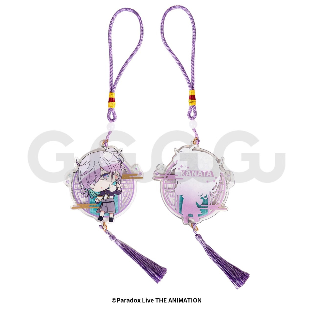 《周邊》【現貨】陸版正版 Paradox Live 月影茶歇 流蘇吊飾 壓克力吊飾 矢戸乃上珂波汰 矢戸乃上那由汰-細節圖3