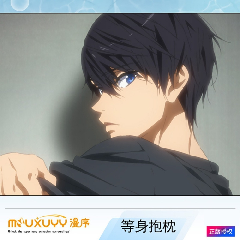 《周邊》陸版官方 正版授權 Free 男子游泳部 等身抱枕 抱枕套 等身抱枕套 七瀨遙 泳褲 攝影Ver.-細節圖2