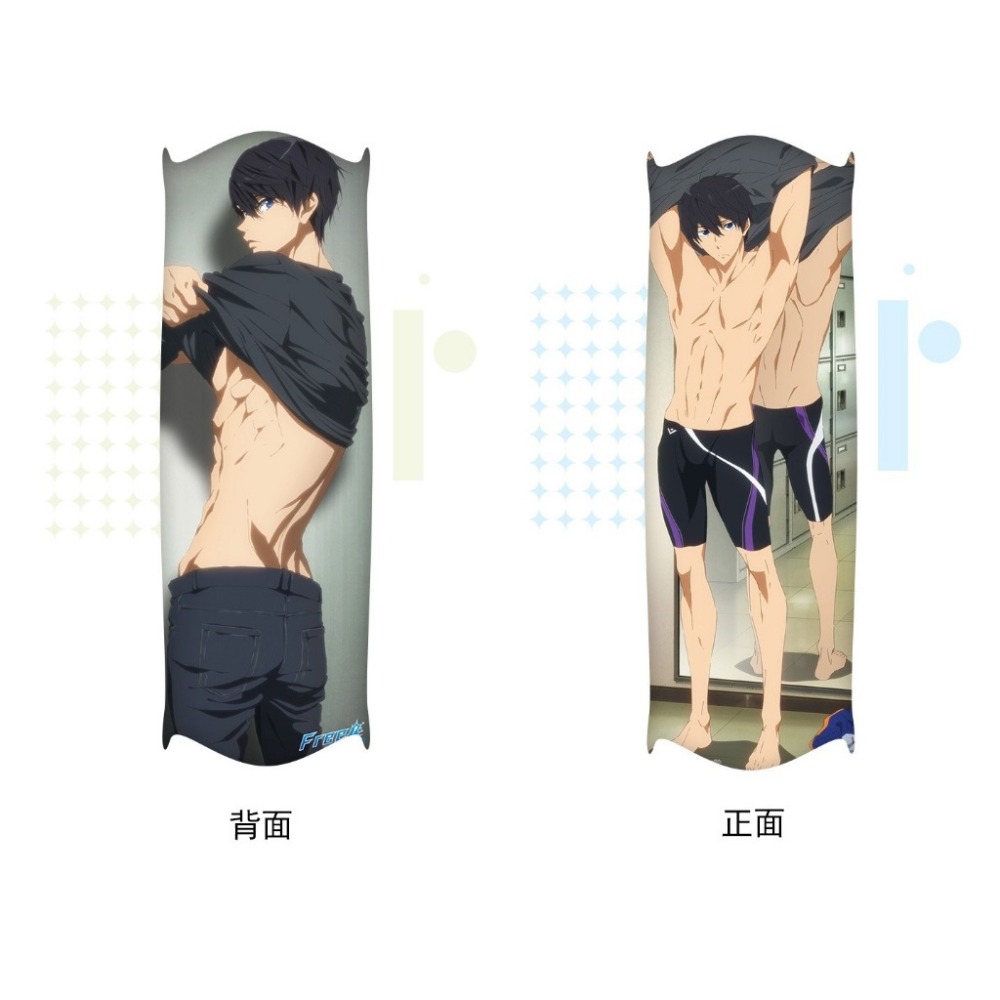 《周邊》陸版官方 正版授權 Free 男子游泳部 等身抱枕 抱枕套 等身抱枕套 七瀨遙 泳褲 攝影Ver.-規格圖6