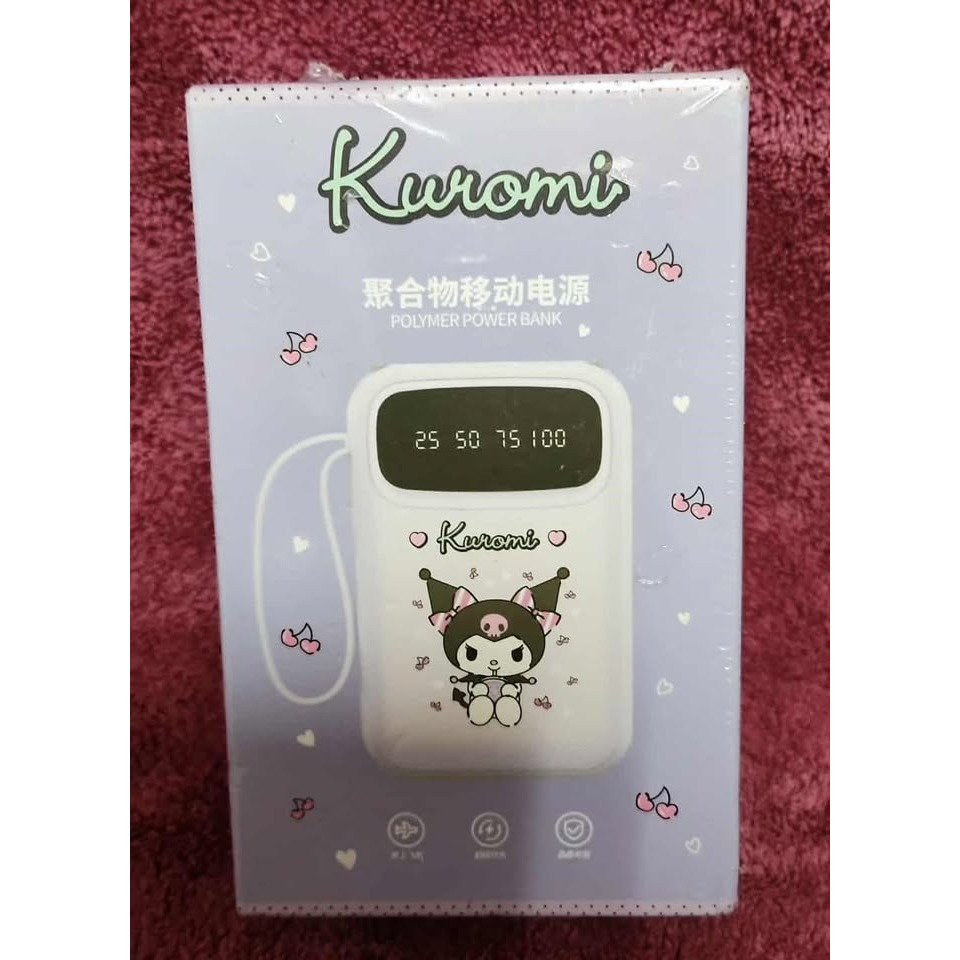 陸版官方 正版授權 景品 Sanrio 三麗鷗 大耳狗 玉桂狗 Kuromi 酷洛米 行動電源 10000mah-規格圖4