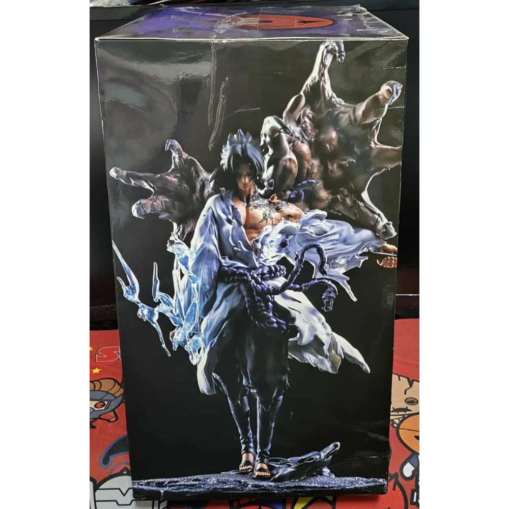 《周邊》【☆現貨☆】特賣 非官方 公仔 模型 巨無霸公仔 鐵幕 佐助 天之咒印-細節圖2