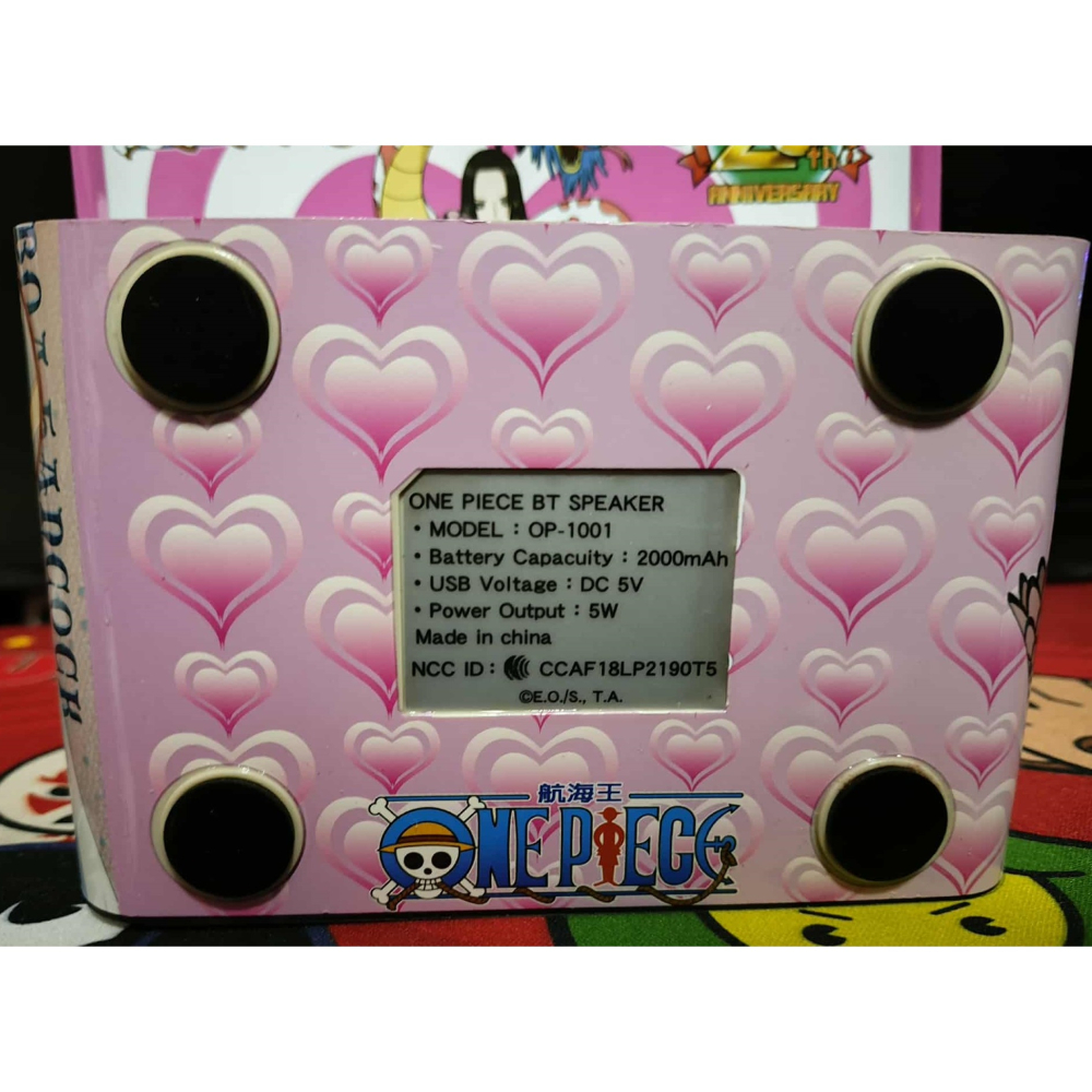 《雜物》【☆現貨☆】 特賣 海賊王 航海王 ONE PIECE 20週年 女帝 藍芽音箱 藍芽音響 波雅 漢考克-細節圖2