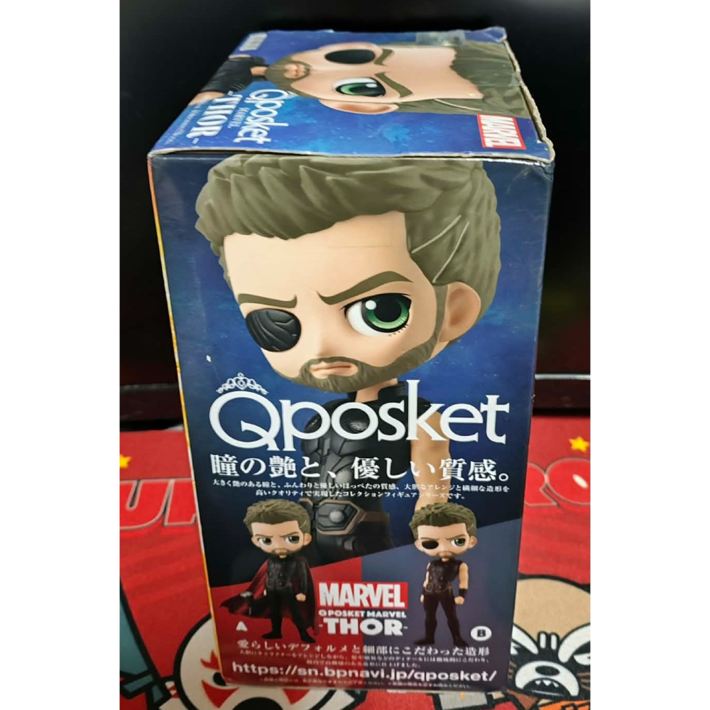 《周邊》【現貨】特賣 日空版 景品 漫威 迪士尼 MARVEL Q posket 復仇者聯盟 無限之戰 雷神 索爾-細節圖4