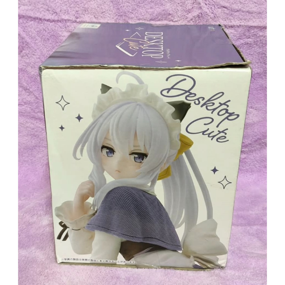 《周邊》【現貨】特賣 日空版 景品 公仔 TAITO 魔女之旅 伊蕾娜 Desktop cute 貓耳 女僕-細節圖2