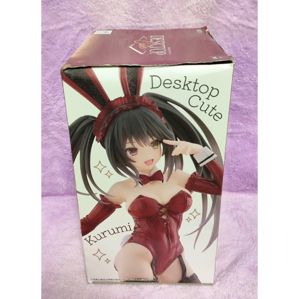 《周邊》【現貨】特賣 日空版 景品 公仔 Desktpo Cute DATE A LIVE 約會大作戰 時崎狂三 兔女郎-細節圖2