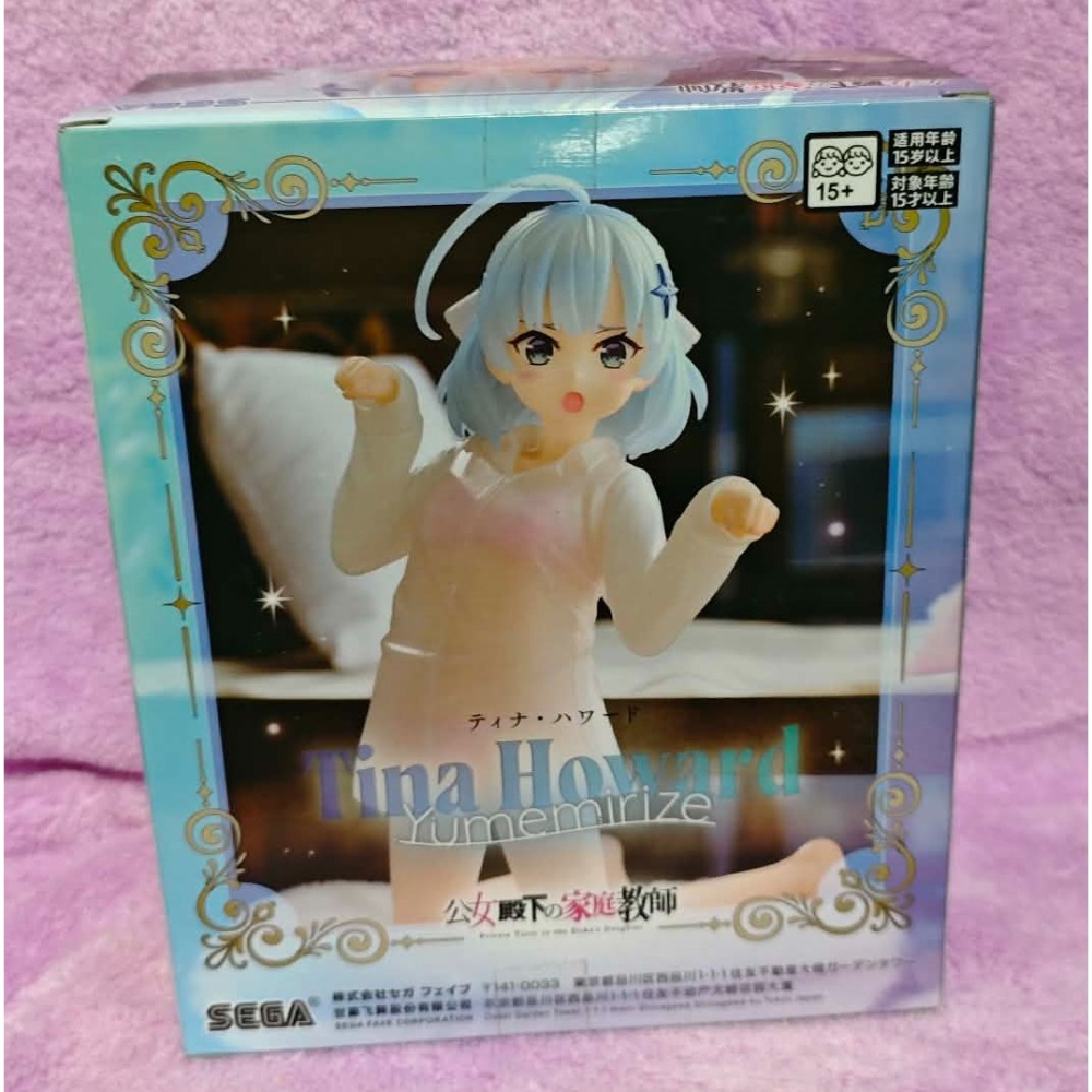 《周邊》【現貨】 特賣 日空版 景品 公仔 SEGA Yumemirize 公爵千金的家庭教師 蒂娜 霍華德-細節圖2