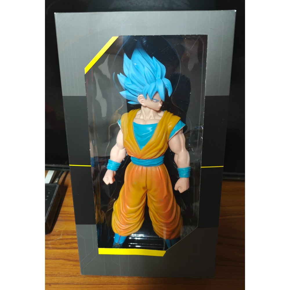 《周邊》【☆現貨☆】特賣 非官方 公仔 模型 巨無霸公仔 七龍珠 超藍 賽亞人 達洛特-細節圖3