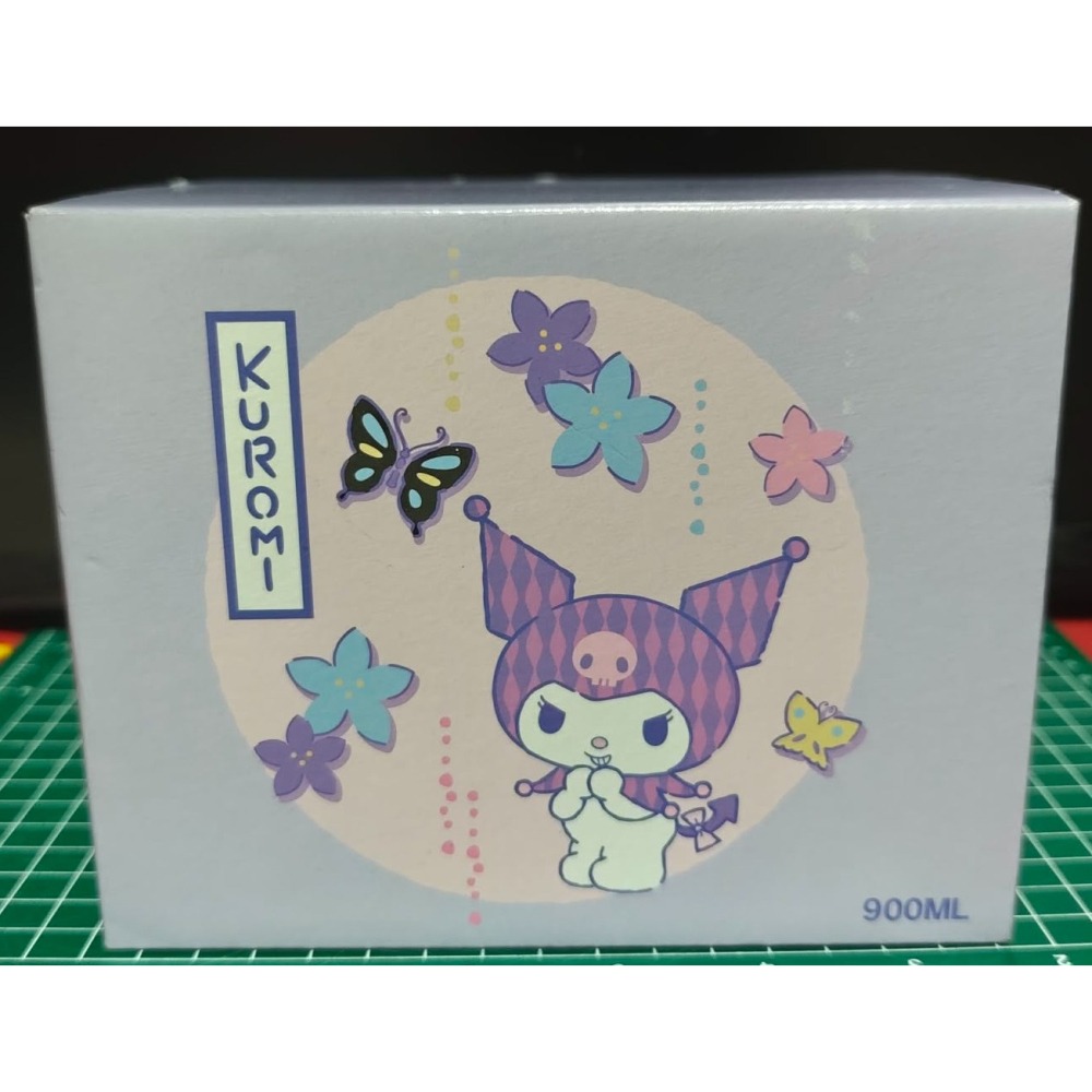 《周邊》【現貨】特賣 正版授權 Sanrio 三麗鷗 酷洛米 Kuromi 電鍋造型 304 不鏽鋼 泡麵碗 900ML-細節圖2