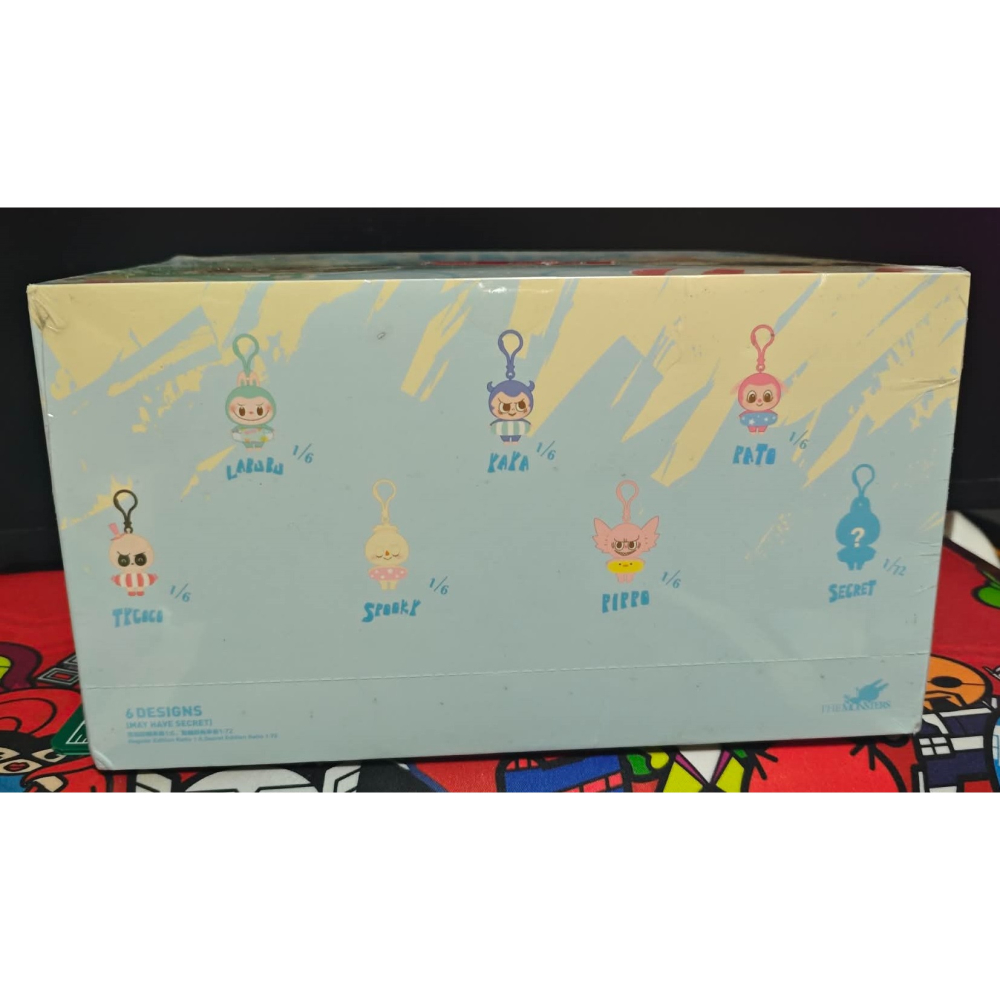 《周邊》【☆現貨☆】陸版官方 正版授權 盲盒 POP MART 泡泡瑪特 labubu 拉布布 泳圈毛絨派對-細節圖2