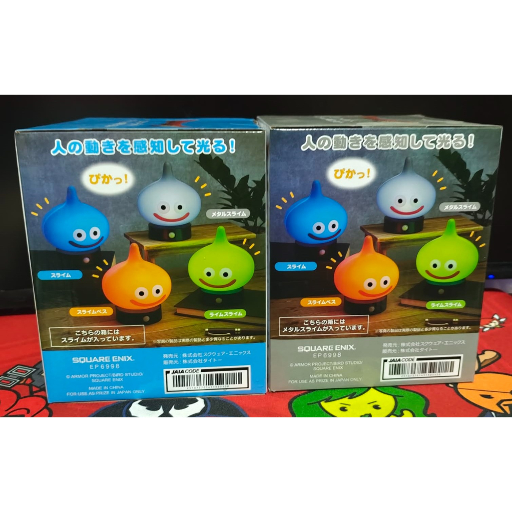 《周邊》【現貨】特賣 日空版 景品 公仔 TAITO 勇者鬥惡龍 AM 史萊姆 史萊姆 感應燈 小夜燈 夜燈-細節圖2